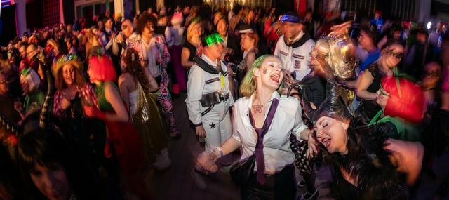 Erstmals wurde der PiratenBall in der Tabakfabrik gefeiert. | Foto: Ruderverein Ister