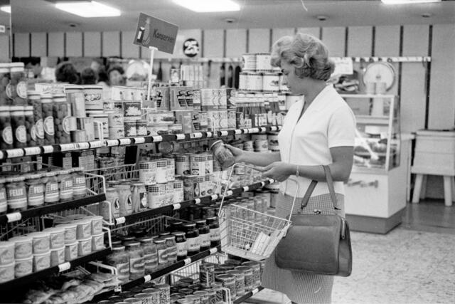 So sahen die Geschäfte im Jahr 1962 aus. | Foto: Votava / brandstaetter images / picturedesk.com