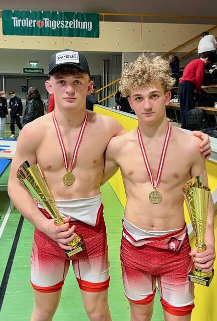 David und Paul Schober sind neue österreichische Meister. | Foto: ACV/Bernhard Walder