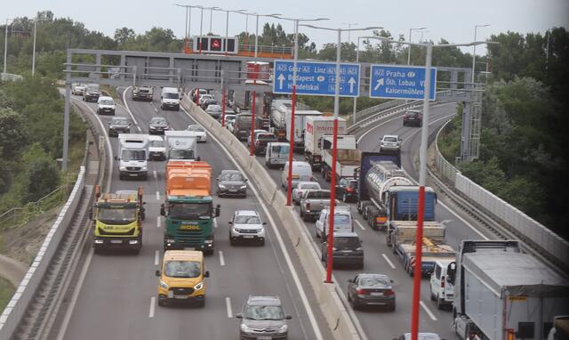 Der Lenker fiel mit seiner gefährlichen Fahrweise auf der A23 auf. (Symbolfoto) | Foto: Karl Schöndorfer / picturedesk.com