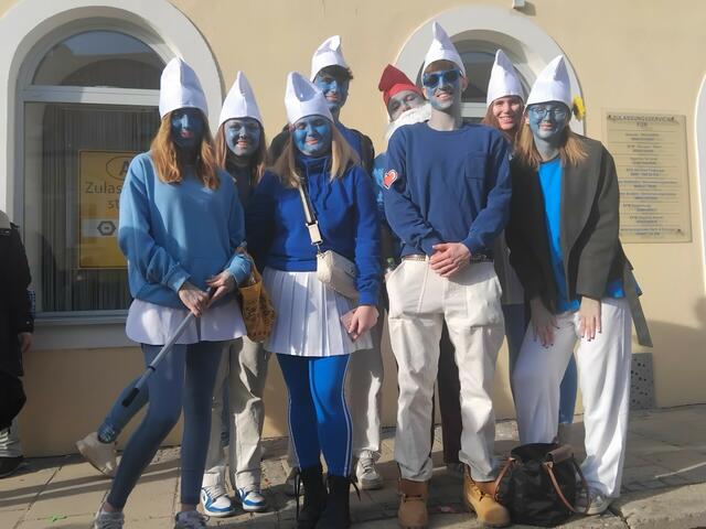 Auch die Schlümpfe waren vertreten. | Foto: Nicole Kaspar