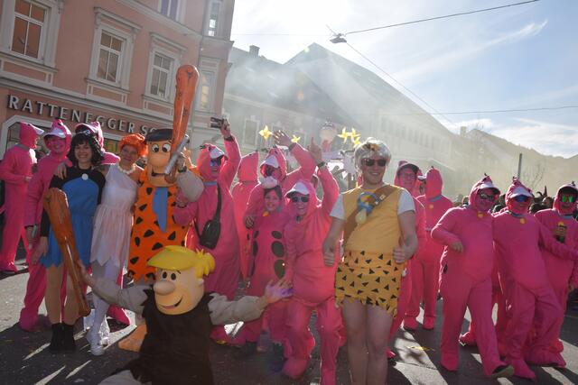 Die Flintstones der Stadtwerke Judenburg haben für Furore gesorgt - am Ende wurde es der zweite Platz. | Foto: Verderber