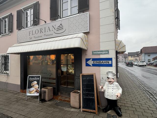 Die Café-Konditorei Florian in Krieglach. 2013 hat Rainer Florian die ehemalige Bäckerei Jäger übernommen.  | Foto: Koidl