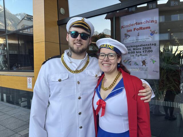 Alois und Jasmin hatten beim Fasching ebenfalls eine tolle Zeit. | Foto: Kendlbacher