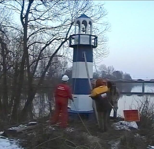 2002 wurde der Leuchtturm von der Bühnengemeinschaft Wildon aufgestellt. | Foto: Archiv
