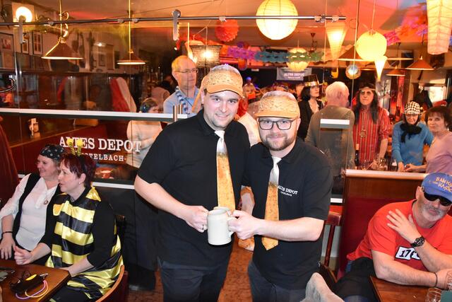 Die beiden Chefs, Michael Schamann und Erich Stubenvoll arbeiteten fleißig mit.