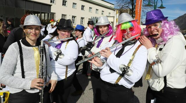 Viel Musik beim Faschingsumzug in Bad Ischl. | Foto: Hörmandinger