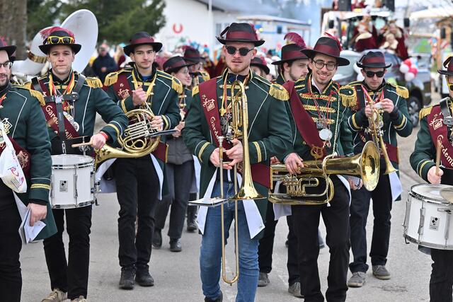 Faschingsumzug in Gschwandt. | Foto: Wolfgang Spitzbart