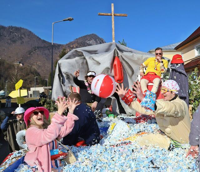 Viel Gaudi beim Faschingsumzug in Ebensee. | Foto: Hörmandinger