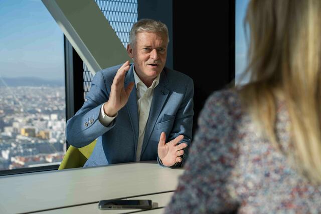 Franz Pichler: Unsere Werbestrategie sah vor, bis Mitte dieses Jahres stark ins Sportsponsoring zu investieren – dieses Maximum haben wir nun erreicht.  | Foto: Martin Baumgartner