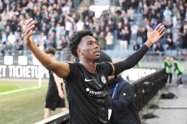 Youba Koita sorgte in der Nachspielzeit für den Ausgleich.  | Foto: GEPA