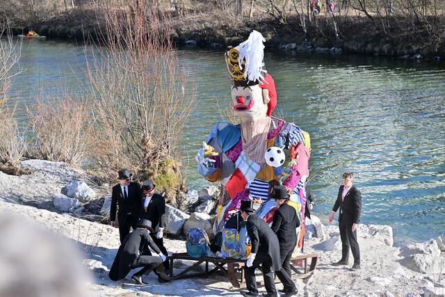 Faschingverbrennen in Ebensee. | Foto: Wolfgang Spitzbart