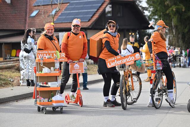 Fasching in Gschwandt. | Foto: Wolfgang Spitzbart