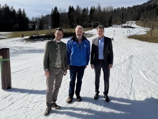 LR Sebastian Schuschnig, BGM Johannes Pirker, LR Daniel Fellner | Foto: Büro LR Schuschnig/Habich