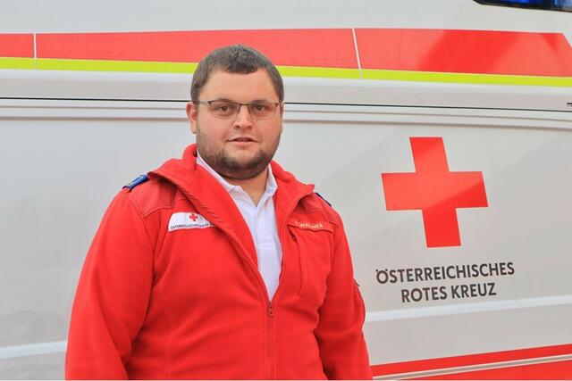 Manuel Wallner engagiert sich seit 14 Jahren beim Roten Kreuz. | Foto: Wallner