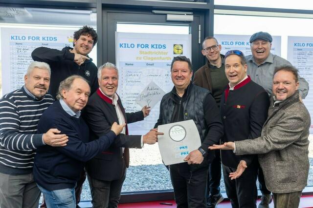 Klagenfurter Stadtrichter sind bei "Kilo for Kids" dabei. | Foto: DerHandler