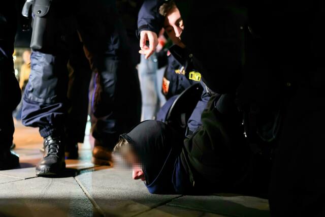 Insgesamt vier Personen wurden laut MeinBezirk-Informationen festgenommen. | Foto: MAX SLOVENCIK / APA / picturedesk.com