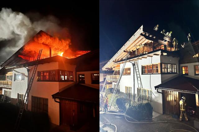 Brand in Jochberg konnte gelöscht werden. | Foto: ZOOM-Tirol