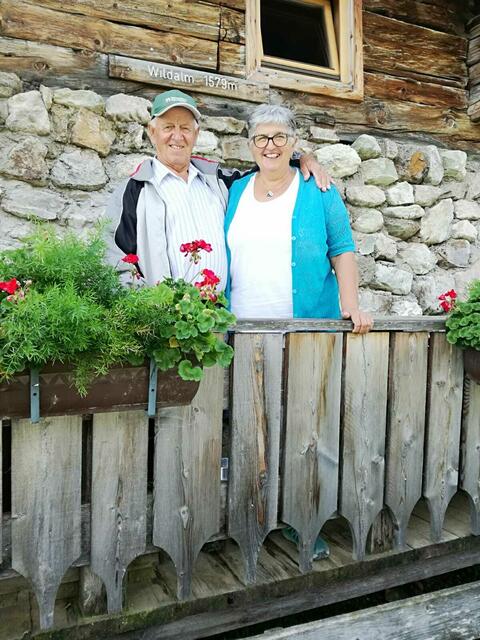 Maria Junger mit ihrem Ehemann Hans. | Foto: Junger
