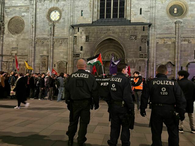 Demozug am Stephansplatz. | Foto: Ronja Reidinger/MeinBezirk