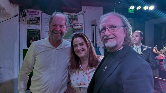 Vereinsvorstand "Tatort – Buttersemmerl": Stefan Ritzer, Nicole Aschbacher, Helmut Ehrenreich. | Foto: pjw