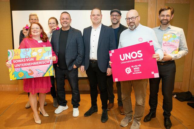 Beste Stimmung beim Netzwerken in Groß-Enzersdorf. | Foto: Günther Peroutka
