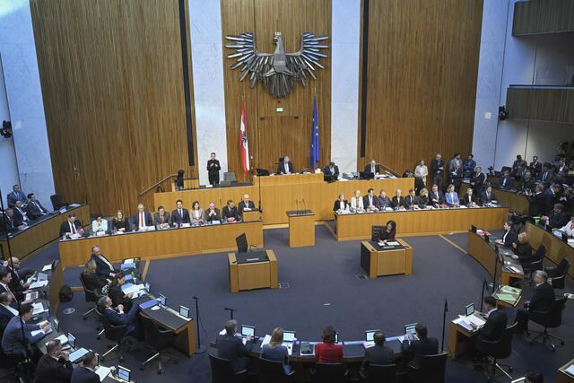 ÖVP, SPÖ und NEOS haben ihre Koalitionspremiere im Nationalrat genutzt, um erste Sparmaßnahmen zur Budgetsanierung zu beschließen. | Foto: Parlamentsdirektion/Johannes Zinner