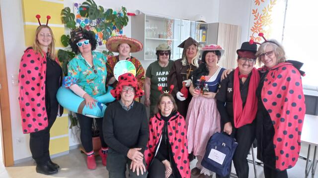 Petra Irk, Eveline Fürst, Michaela Wagner, Bgm. Friedrich Fürst, Monika Wiesinger, Eva Weidenauer, Elfriede Temper, Andrea Rameder, Irmgard Dörfler und Anneliese Haslinger | Foto: Marktgemeinde Martinsberg