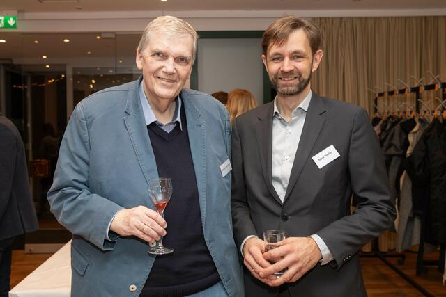 Hotel Sachsengang Inhaber Robert Hammerl mit dem KI-Experten Mark Pfeiffer. | Foto: Günther Peroutka