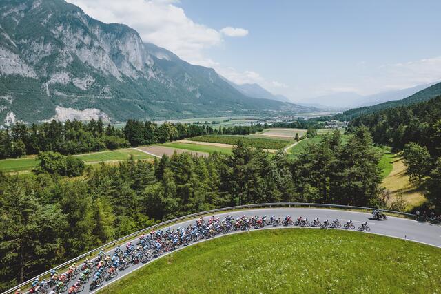Die Tour of Austria im Vorjahr kurz vor Innsbruck. | Foto: Expa Pictures
