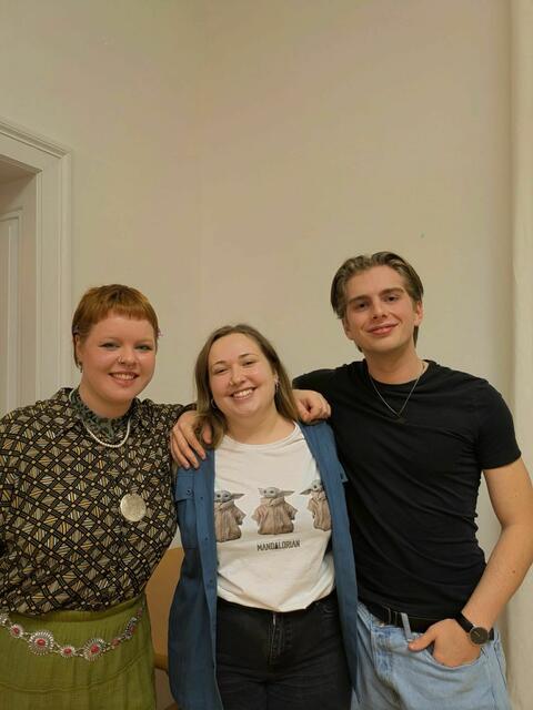 Marlin Stierschneider (links), Landesvorsitzende Eva Reiter (Mitte), David Scheschi (rechts) | Foto: privat