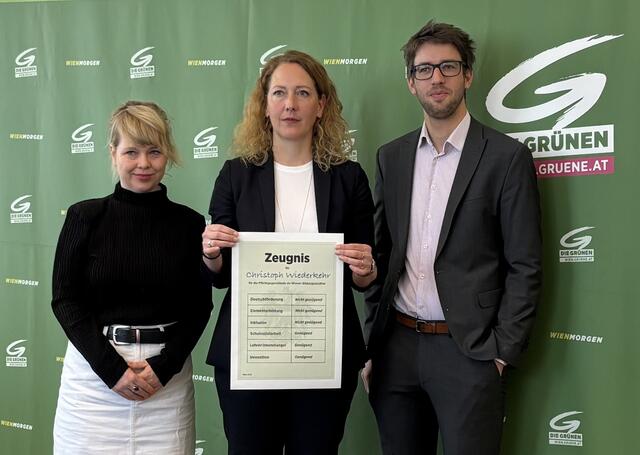 Anlässlich des Wechsels von ehemaligen Bildungsstadtrat Christoph Wiederkehr (Neos) rechnen jetzt die Wiener Grünen mit ihm ab.  | Foto: Vanessa Zrzavy/MeinBezirk