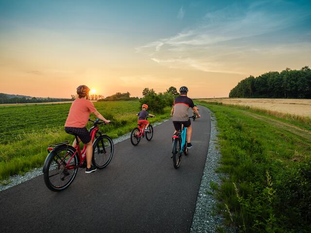 Das Losradeln steht in Podersdorf im Zeichen von Bike-Action und Familienvergnügen. | Foto: Stefan Gergely