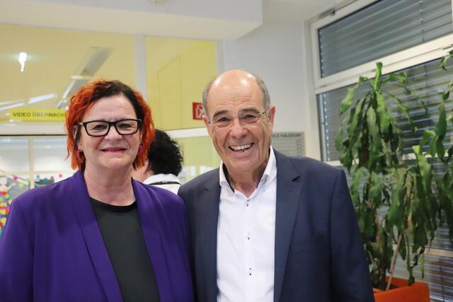 Kalsdorfs GK Almuth Huderz-Thümel und Elektro-Unternehmer Karl Ziegler | Foto: Edith Ertl