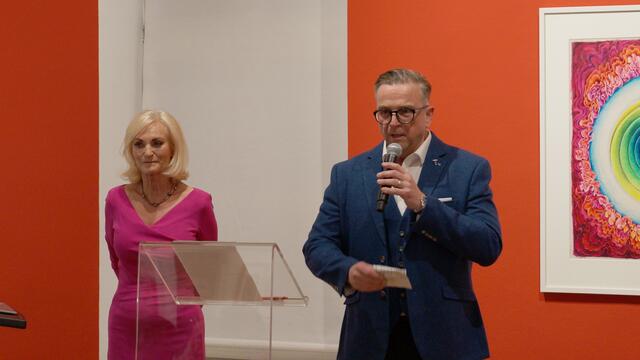 Bürgermeister Helmut Linhart war auf zwei Veranstaltungen gleichzeitig. | Foto: Schrapf