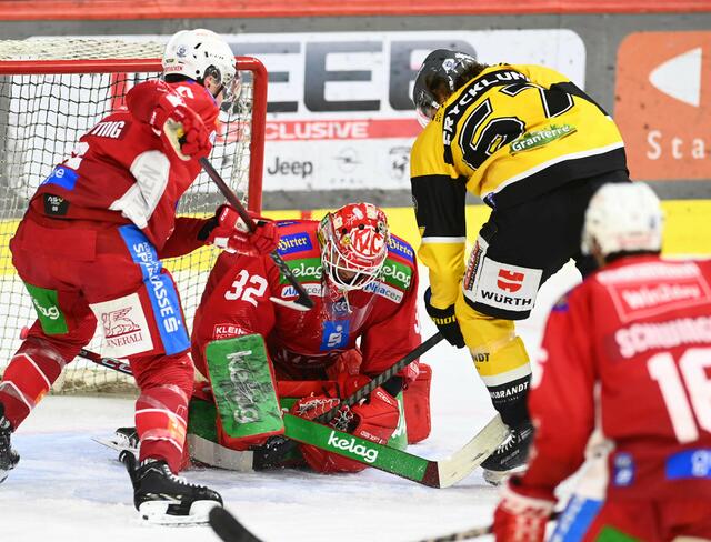 Am Freitag stellte der EC-KAC die Viertelfinal-Serie gegen HC Pustertal auf 2:1. | Foto: EC-KAC/Florian Pessentheiner