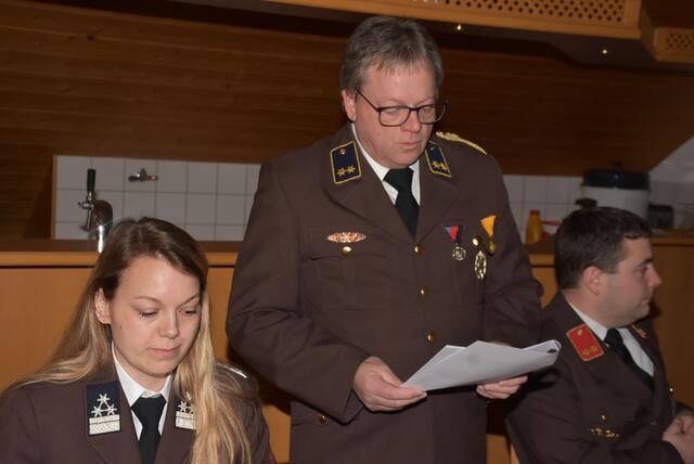 Jahreshauptversammlung der FF Riedersdorf am Samstag, 8. März 2024, im Zeughaus Riedersdorf.  | Foto: Robert Zinterhof