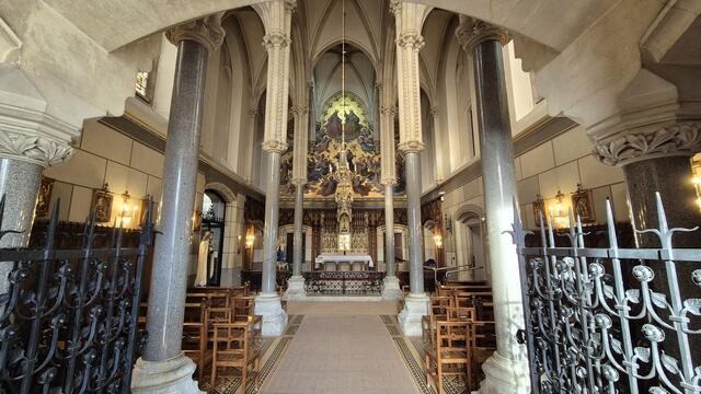 09.03.2025 im Inneren der Kirche.