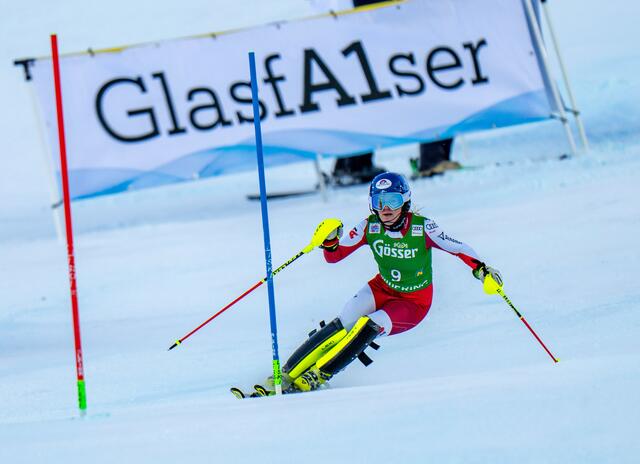 Kathi Truppe (hier auf einem Archivfoto vom Semmering) gewinnt zum ersten Mal den Weltcup im Slalom. | Foto: GEPA pictures/ Edgar Eisner