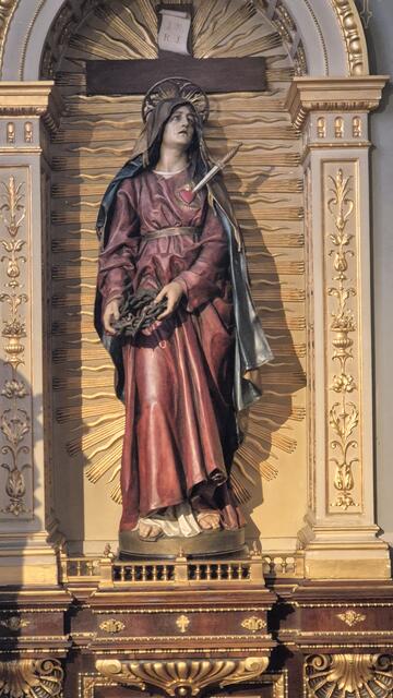 09.03.2025 die Muttergottes mit durchbohrtem Herz.