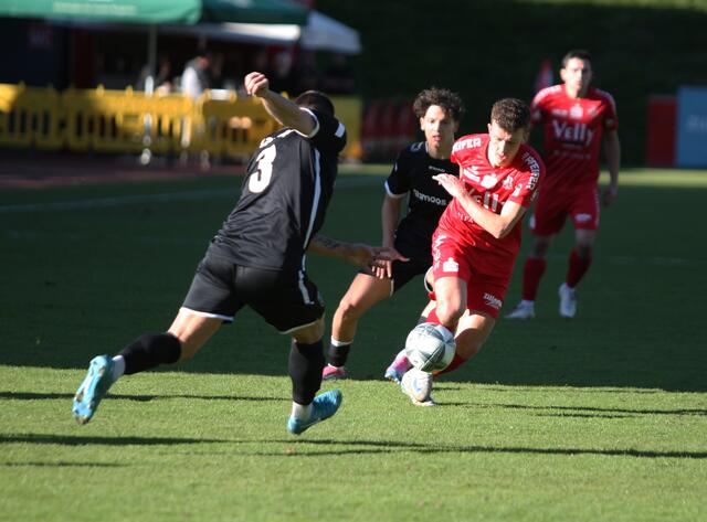 Lukas Lamp brachte den SC Imst im Cupspiel bei Union Innsbruck früh auf die Siegerstraße. | Foto: Peter Leitner