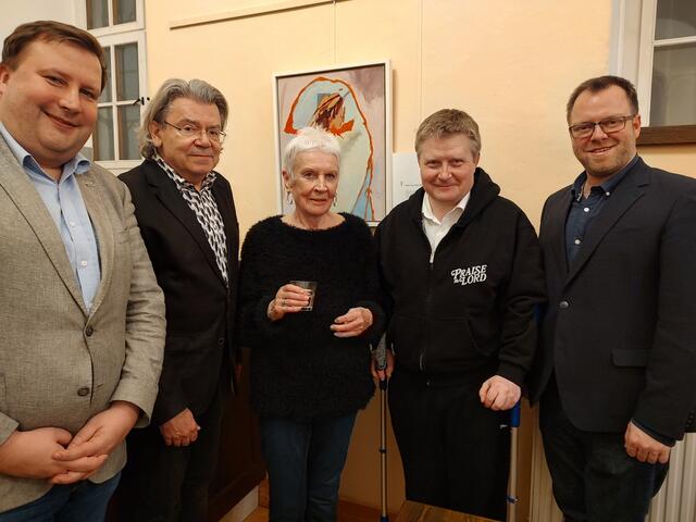 Christin Filipp, Manfred Pfeiffer, Gertraud Siegl, Pater Michael, Robert Pfisterer | Foto: Karl Kreska
