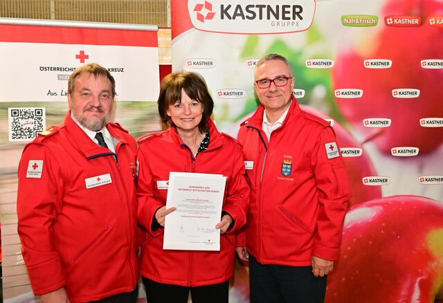 Bildungsbotschafterin Karin Meier-Martetschläger wurde im Rahmen des Events zur Vorsitzenden des Ehrenkreises ernannt. | Foto: RK NÖ / I. Raslagg