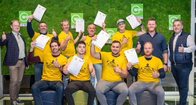 Erfolgreicher Abschluss der Ausbildung. | Foto: WIFI