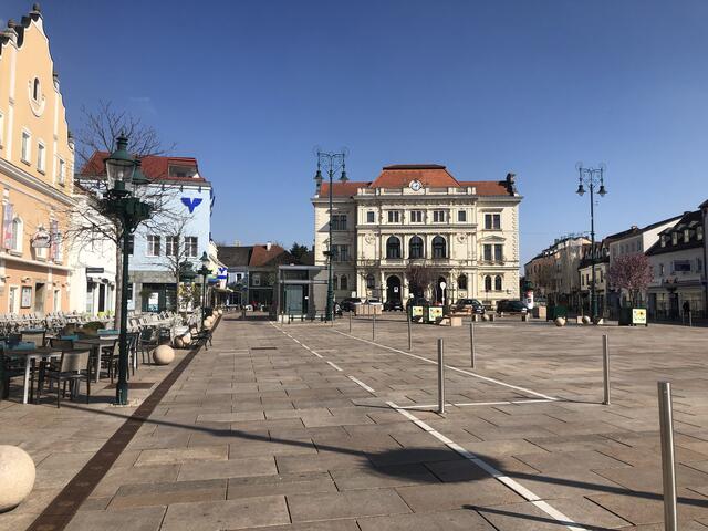 Nicht nur der Tullner Hauptplatz war damals verlassen. | Foto: Karin Zeiler / MeinBezirk