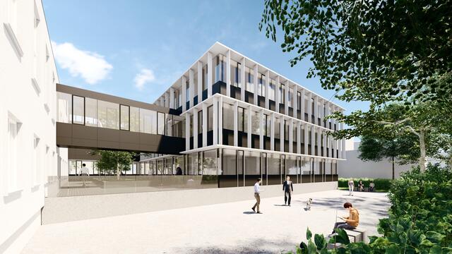 So soll die BH Grieskirchen 2027 aussehen –  nachdem zwölf Millionen Euro in den Standort investiert wurden. | Foto: Architektur Atelier Gegenhuber