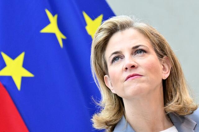 Außenministerin Meinl-Reisinger besucht am Freitag die Ukraine. | Foto: HANS KLAUS TECHT / APA / picturedesk.com
