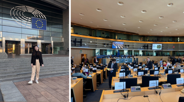 Redakteuerin Eva Presslauer auf Besuch in Brüssel | Foto: MeinBezirk.at