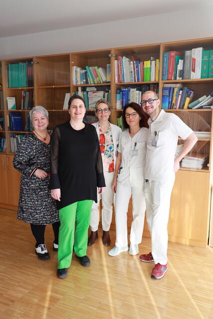 v.l.n.r. Hedwig Reuer, Lea Jungbauer, Maria Stallbaumer-Trestler, Gabriele Brandl, Georg Breuer | Foto: UK Tulln