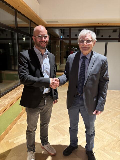 Martin Robausch ist der neue Bürgermeister von Kirchberg an der Pielach, ihm zur Seite steht Wilhelm Weinmeier (FPÖ) als neuer Vizebürgermeister.  | Foto: Martina Schweller